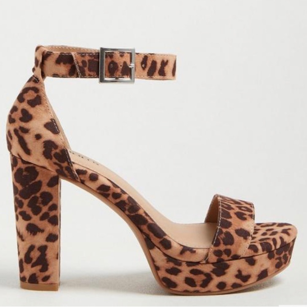 Torrid Leopard Print Platform Heels - image 2